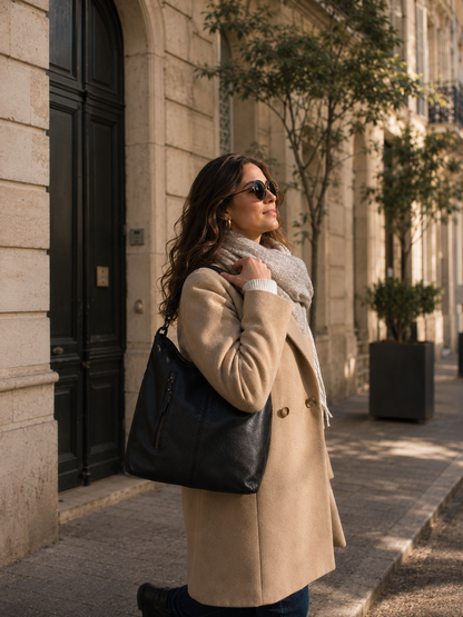 Sac LIORA noir en cuir
