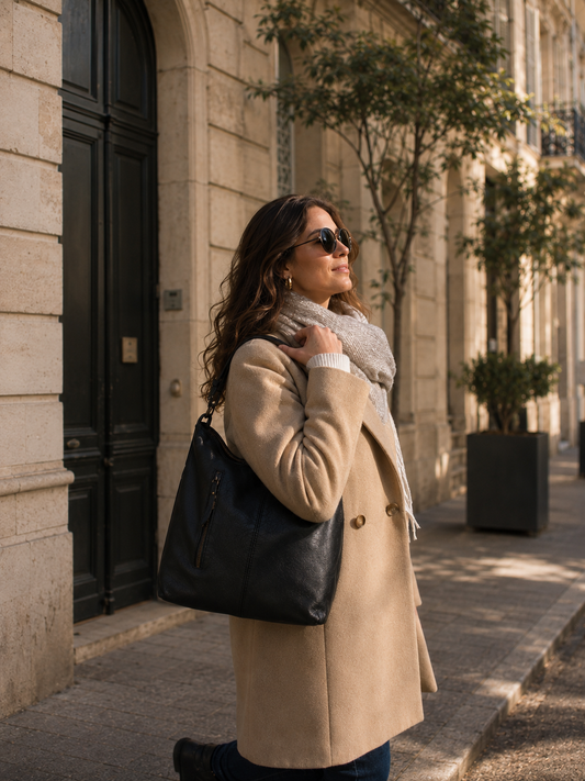 Sac LIORA noir en cuir