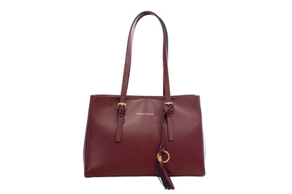 Sac Shopper - TL BAG: Le Sac En Cuir Italien Spacieux Pour Femmes Actives - Maroquinerie M&R