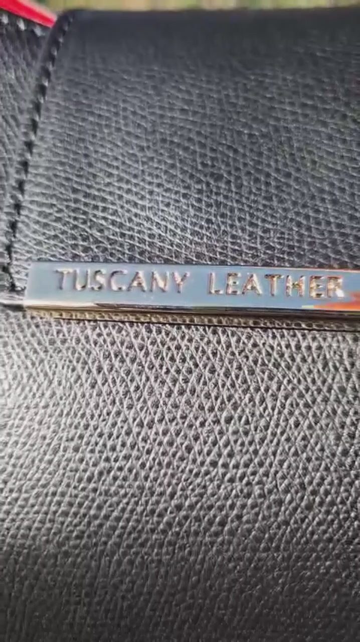 Sac clio noir cuir italien vidéo