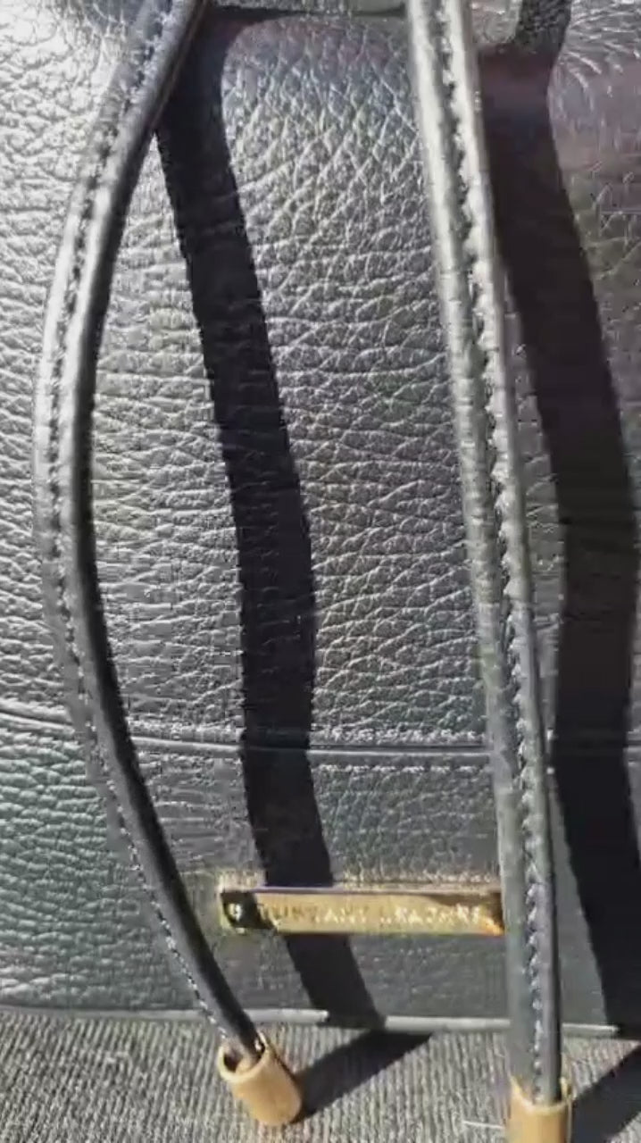 Sac seau TL BAG noir en cuir italien vidéo