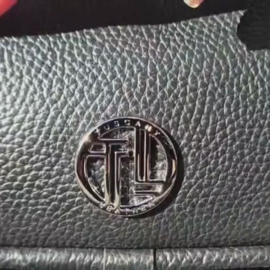 Sac à main MICHELLE  noir cuir italien vidéo