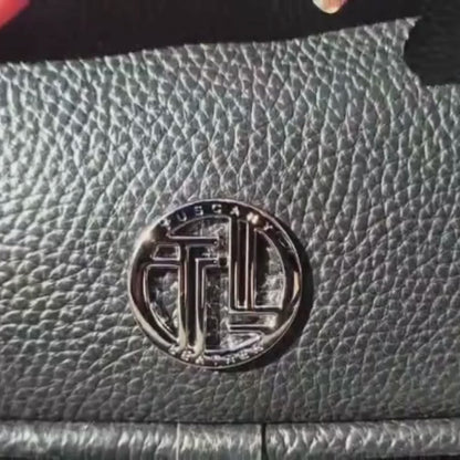 Sac à main MICHELLE  noir cuir italien vidéo