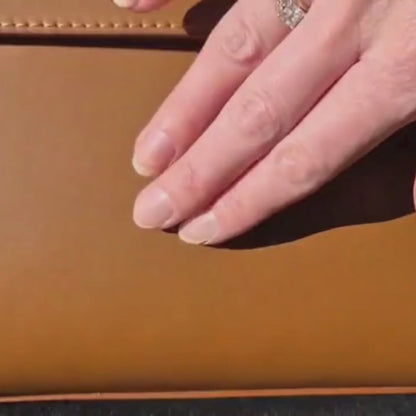 Sac lexia cognac cuir italien vidéo