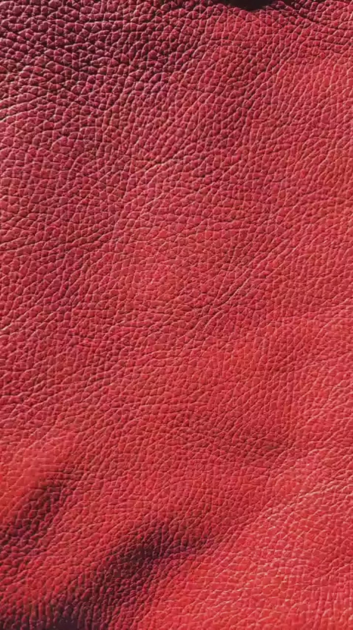 Sac Ciran bordeaux cuir italien vidéo