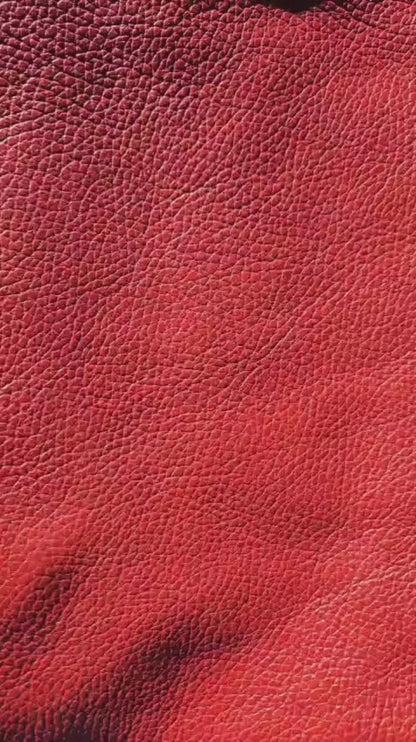 Sac Ciran bordeaux cuir italien vidéo