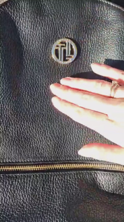 Sac à dos TL bag noir cuir italien vidéo